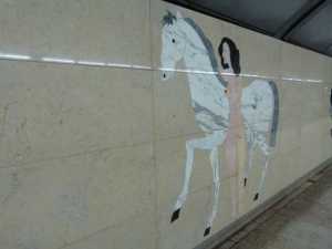 Lisbon's Metro stations are very arty!